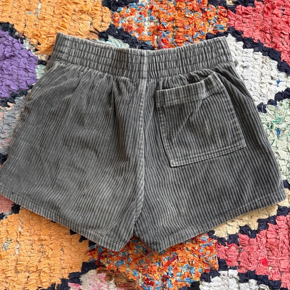 Hammies Gray Corduroy Shorts - Picture 2 of 4
